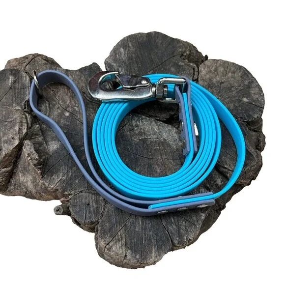 6.5’ Biothane Deluxe Dog Leash  - 5/8" width - waterproof, stink proof USA Made - Picture 2 of 7